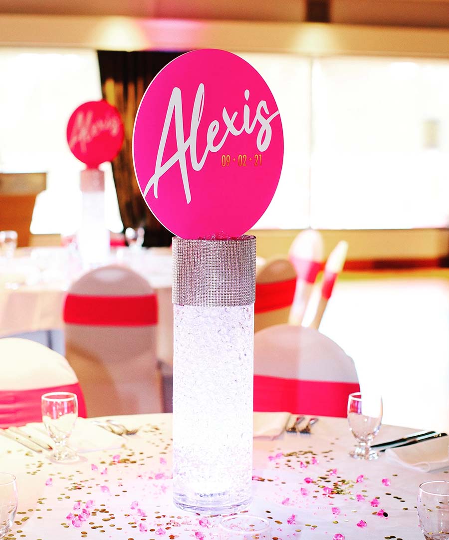 Custom event and party decor